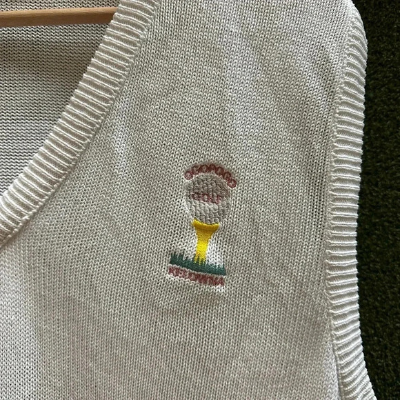 Vintage Ogopogo Golf Sweater Vest Large - Picture 4 of 4